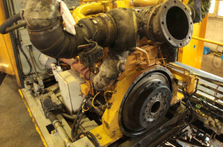 TÜV Lokomotive Hebebühne